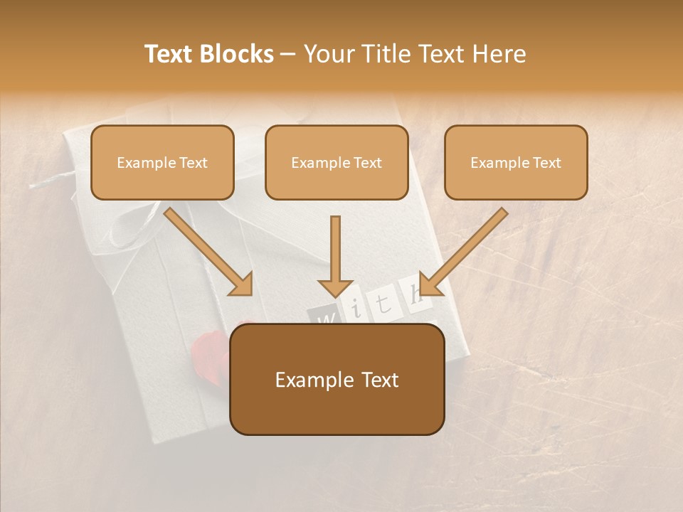 Present Christmas Newspaper Letters PowerPoint Template