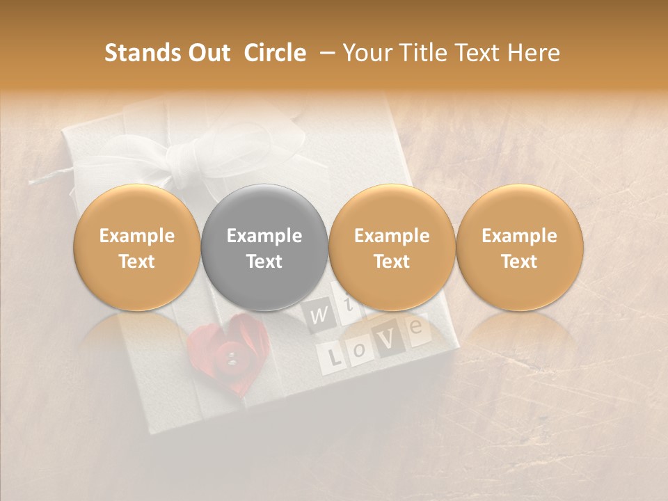 Present Christmas Newspaper Letters PowerPoint Template