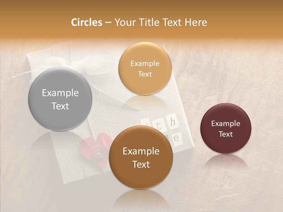 Present Christmas Newspaper Letters PowerPoint Template