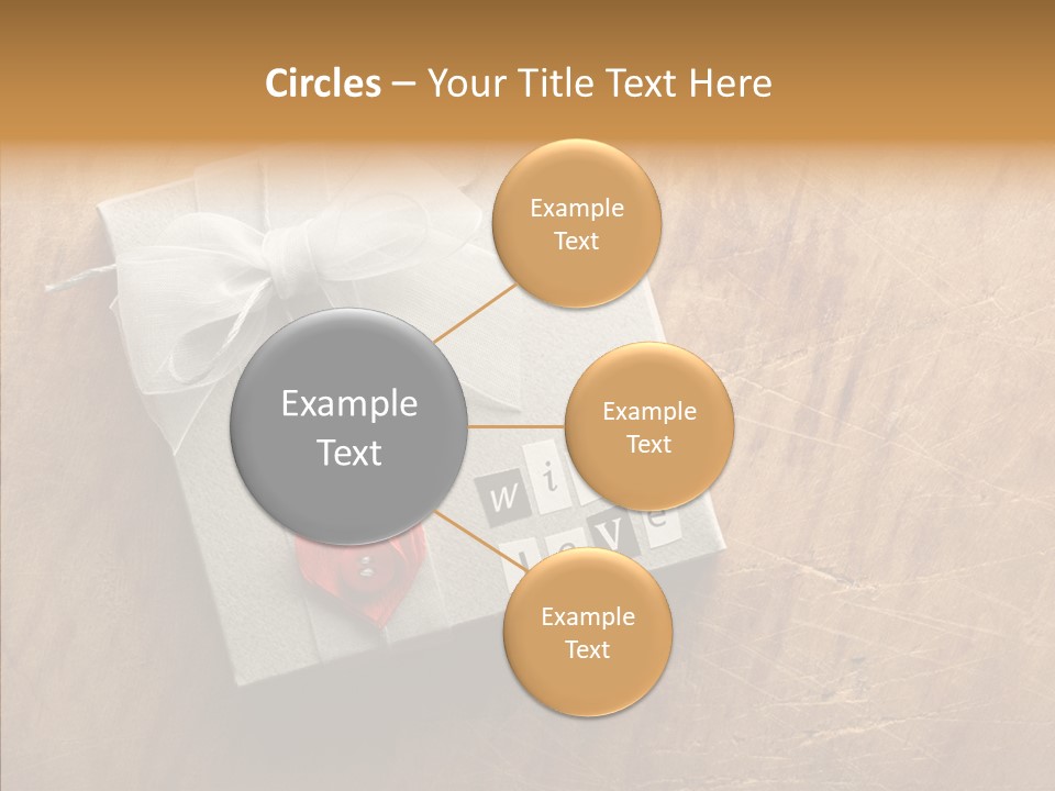 Present Christmas Newspaper Letters PowerPoint Template