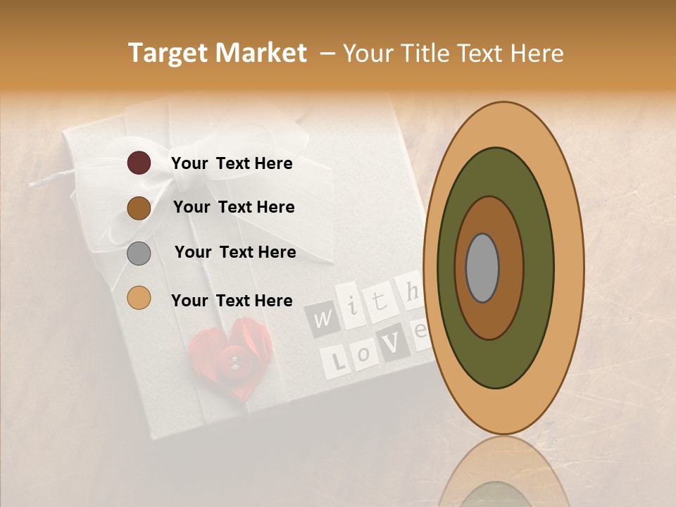 Present Christmas Newspaper Letters PowerPoint Template