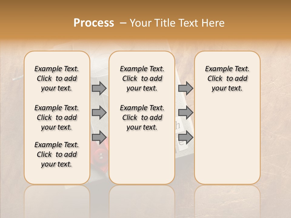 Present Christmas Newspaper Letters PowerPoint Template