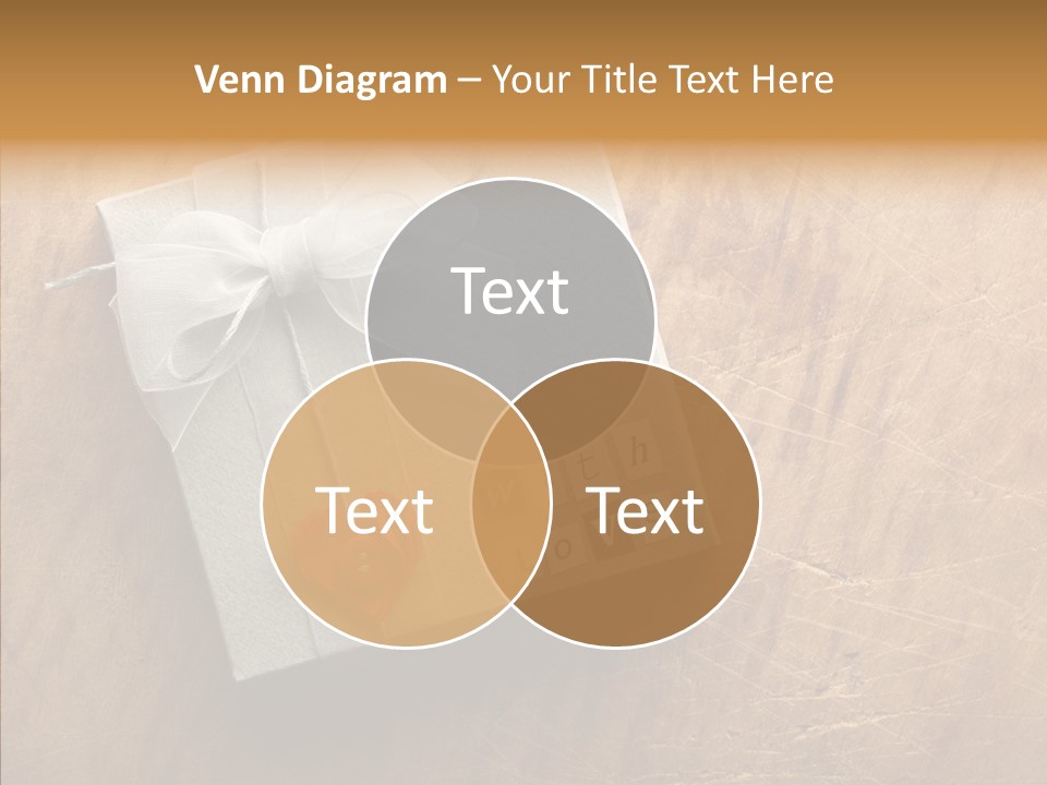 Present Christmas Newspaper Letters PowerPoint Template