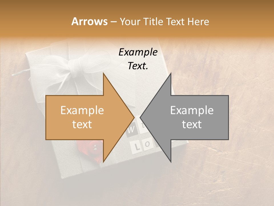 Present Christmas Newspaper Letters PowerPoint Template