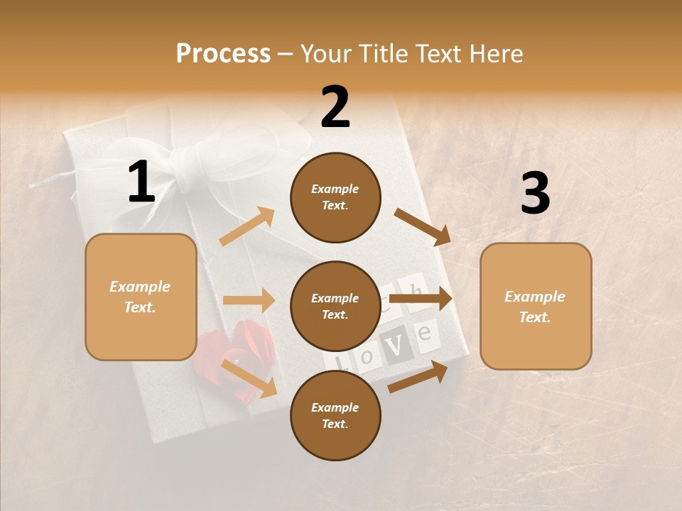 Present Christmas Newspaper Letters PowerPoint Template