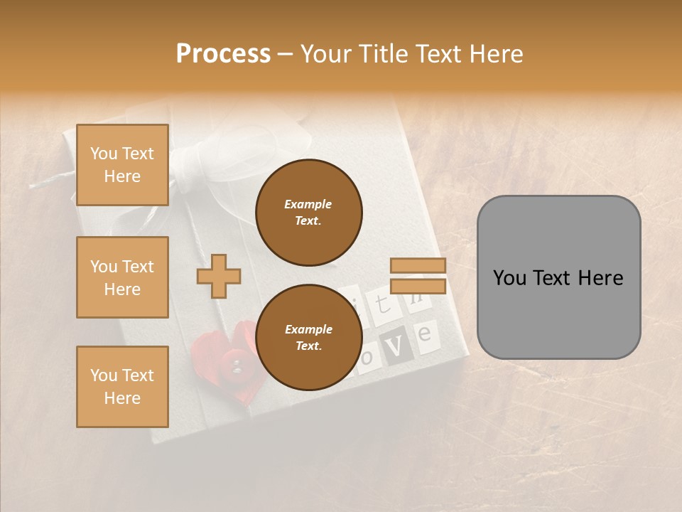 Present Christmas Newspaper Letters PowerPoint Template