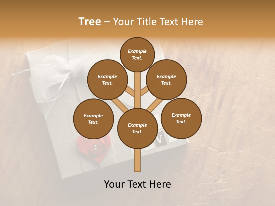 Present Christmas Newspaper Letters PowerPoint Template