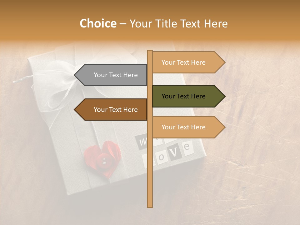 Present Christmas Newspaper Letters PowerPoint Template