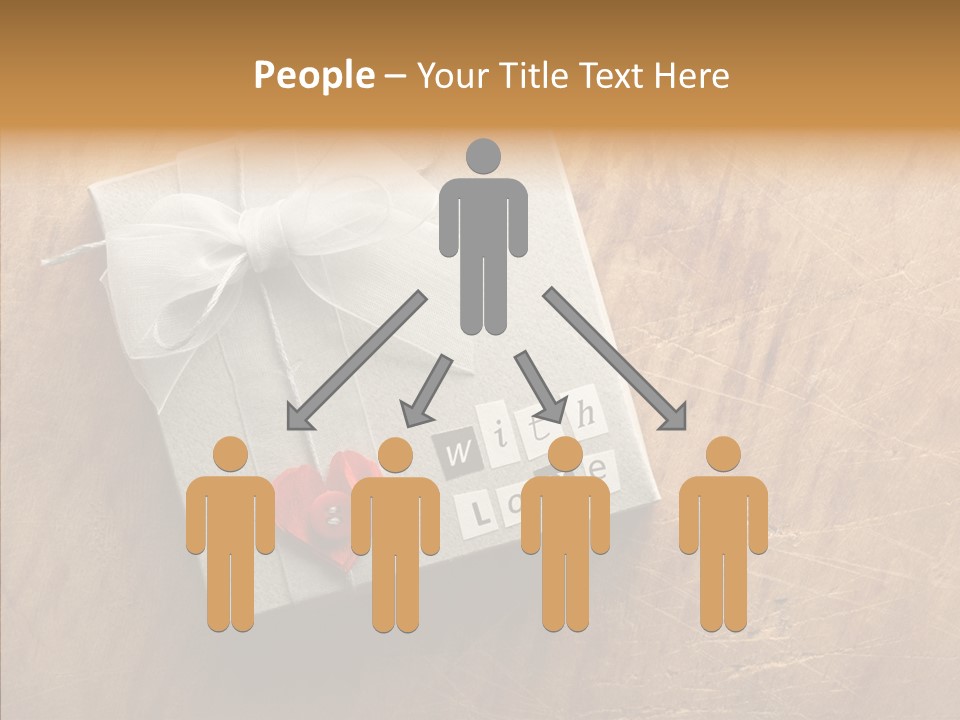 Present Christmas Newspaper Letters PowerPoint Template