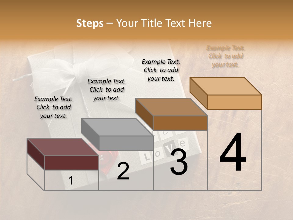 Present Christmas Newspaper Letters PowerPoint Template