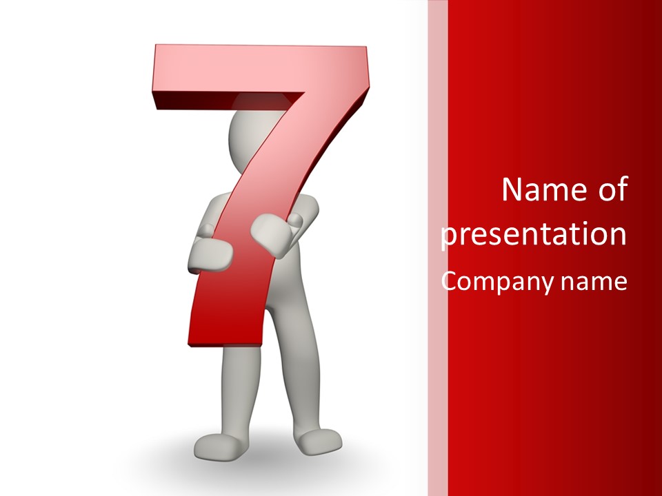 People Partnership Number PowerPoint Template