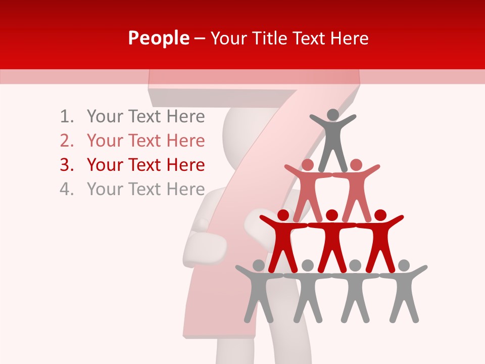 People Partnership Number PowerPoint Template