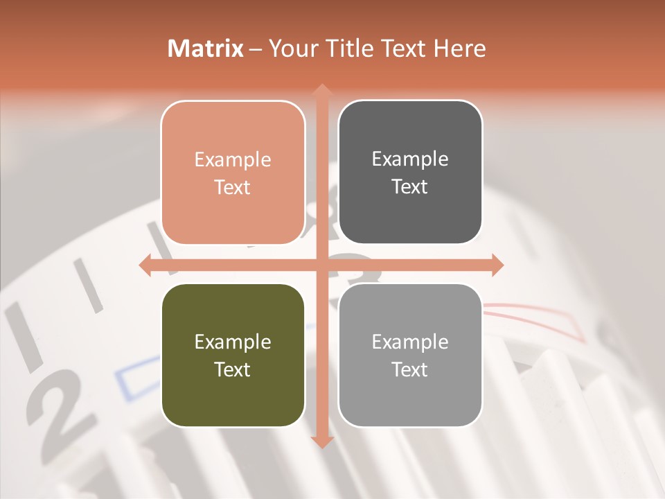Energy Document Of Identification Thermostat House PowerPoint Template