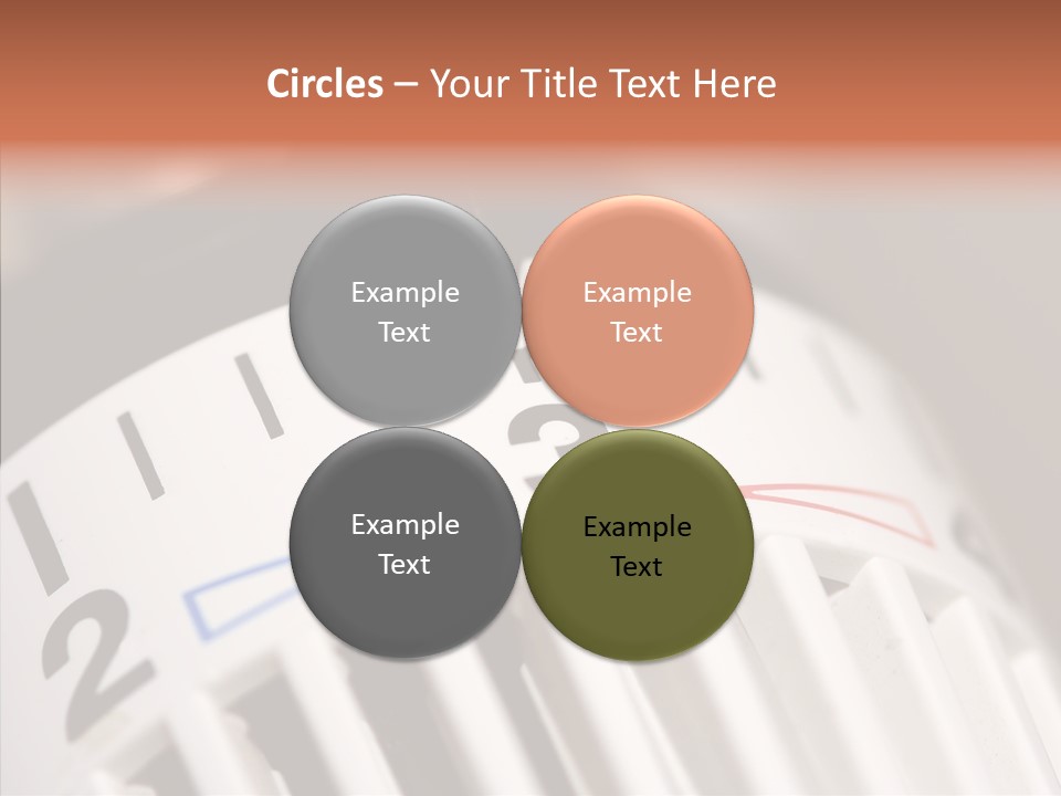 Energy Document Of Identification Thermostat House PowerPoint Template