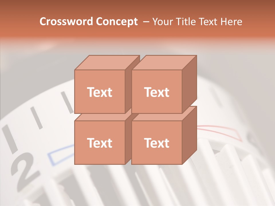 Energy Document Of Identification Thermostat House PowerPoint Template