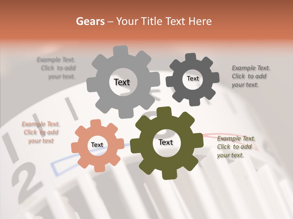 Energy Document Of Identification Thermostat House PowerPoint Template
