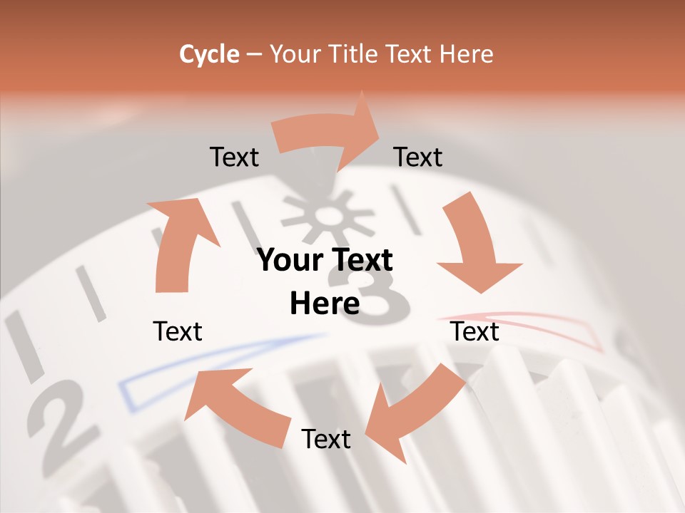 Energy Document Of Identification Thermostat House PowerPoint Template