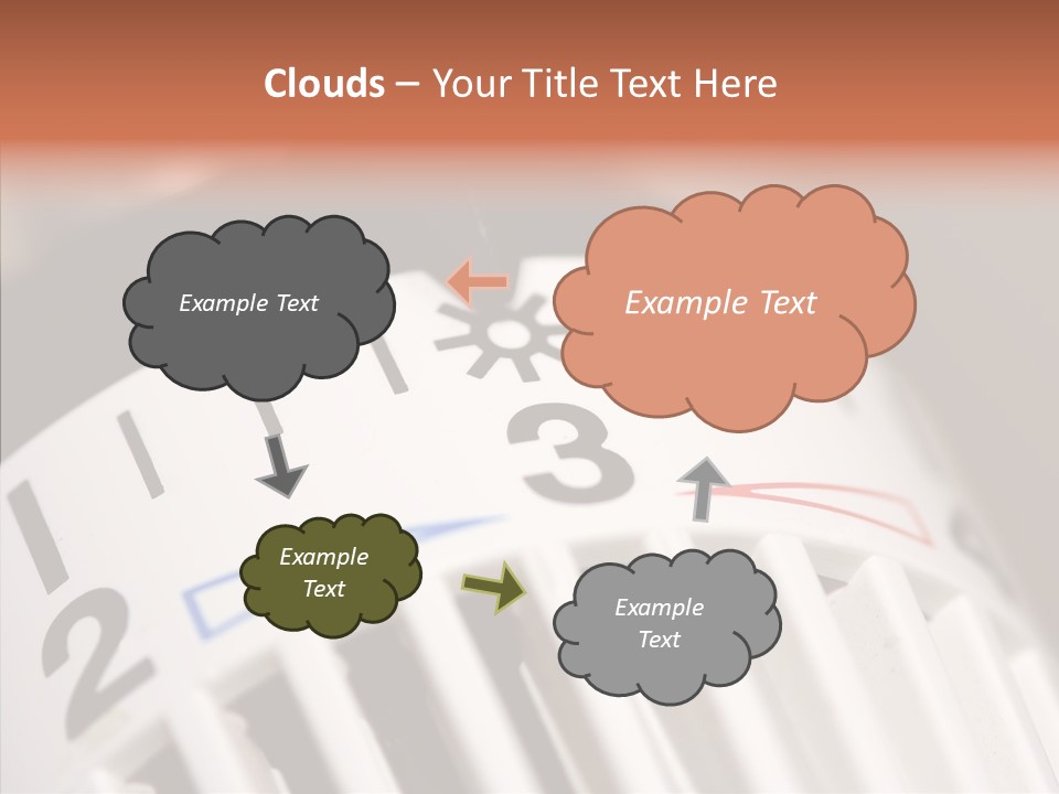 Energy Document Of Identification Thermostat House PowerPoint Template