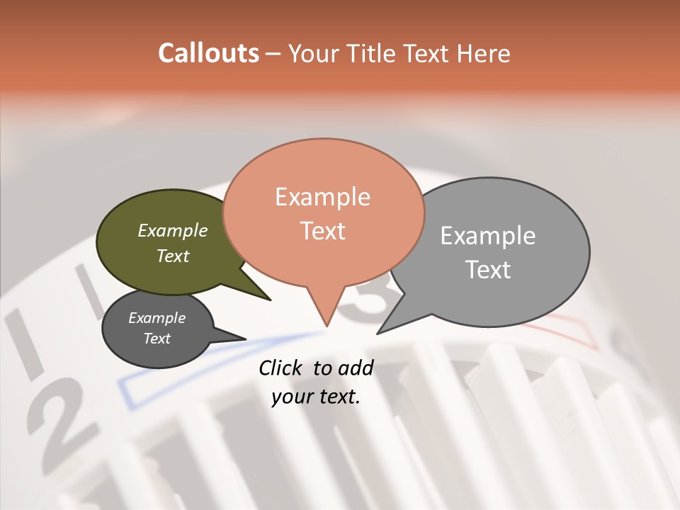 Energy Document Of Identification Thermostat House PowerPoint Template
