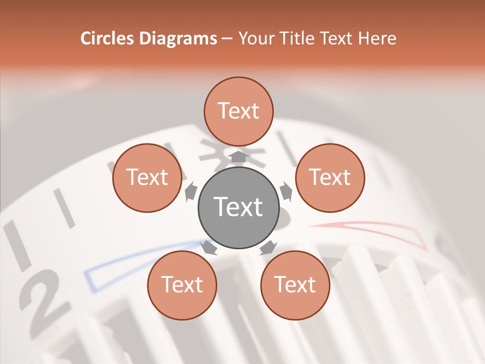 Energy Document Of Identification Thermostat House PowerPoint Template