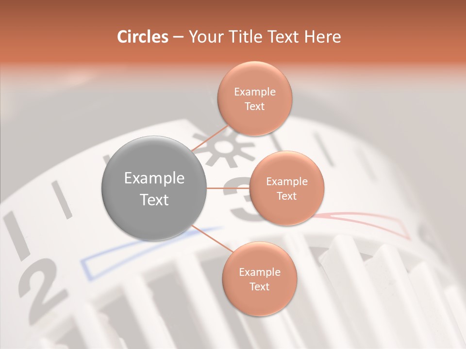 Energy Document Of Identification Thermostat House PowerPoint Template
