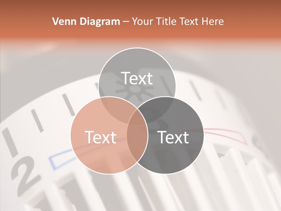 Energy Document Of Identification Thermostat House PowerPoint Template