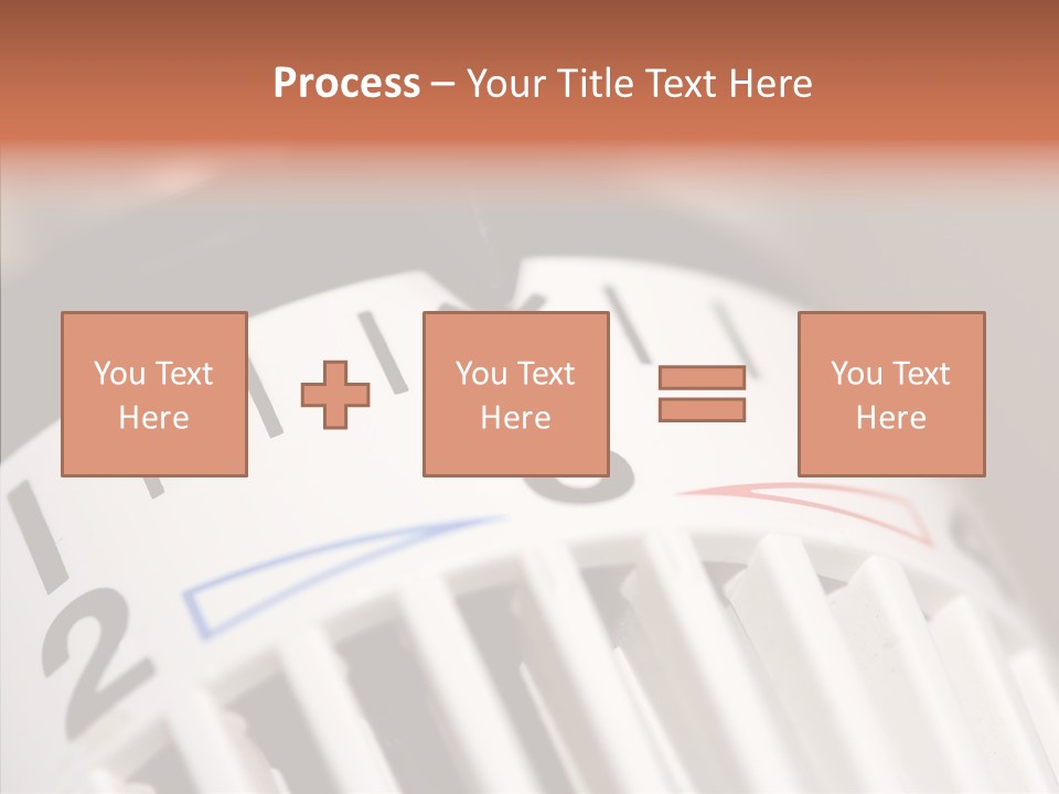 Energy Document Of Identification Thermostat House PowerPoint Template