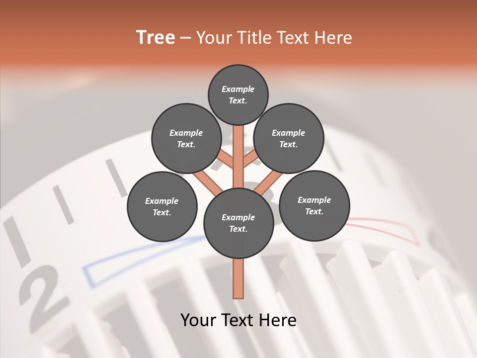 Energy Document Of Identification Thermostat House PowerPoint Template