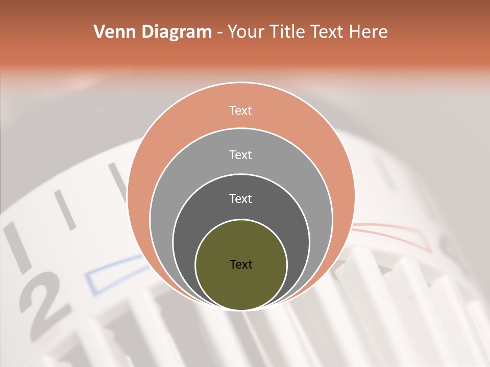 Energy Document Of Identification Thermostat House PowerPoint Template