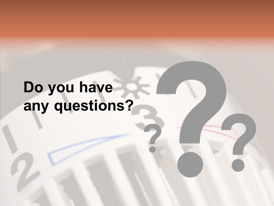 Energy Document Of Identification Thermostat House PowerPoint Template