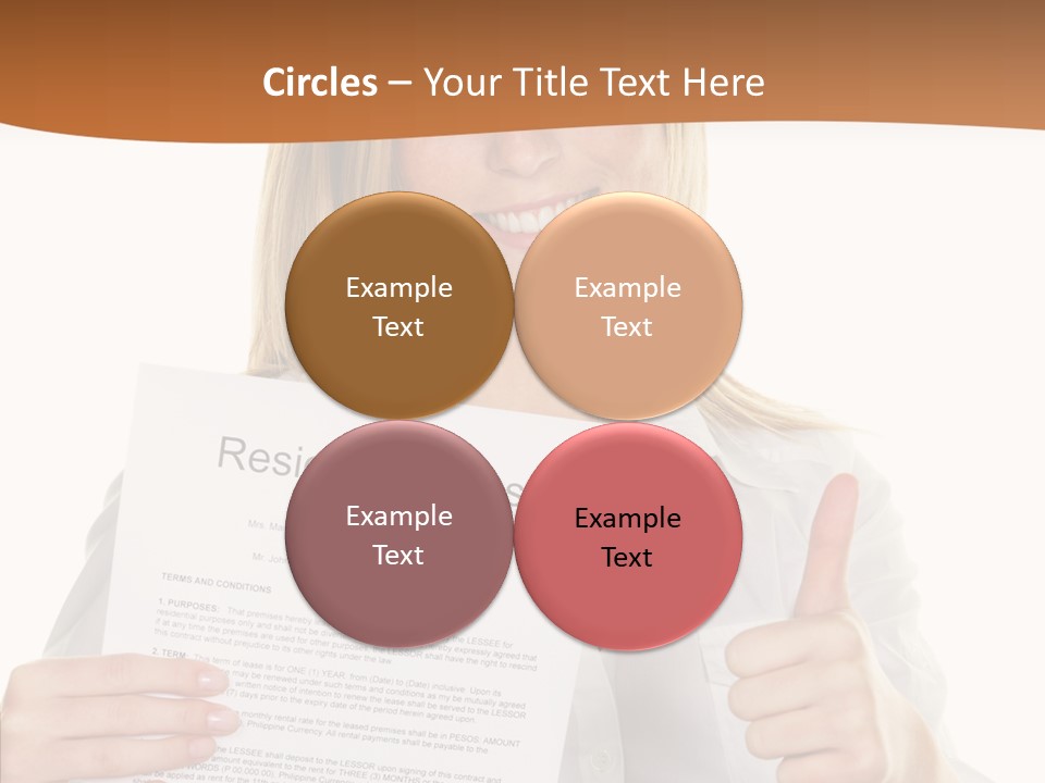 Pointer Housing Rental PowerPoint Template