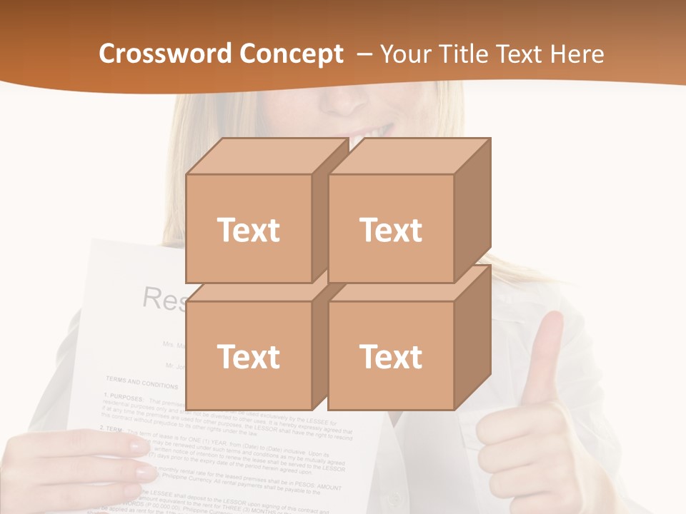 Pointer Housing Rental PowerPoint Template