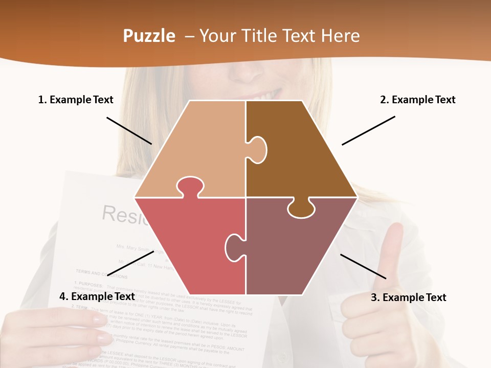 Pointer Housing Rental PowerPoint Template