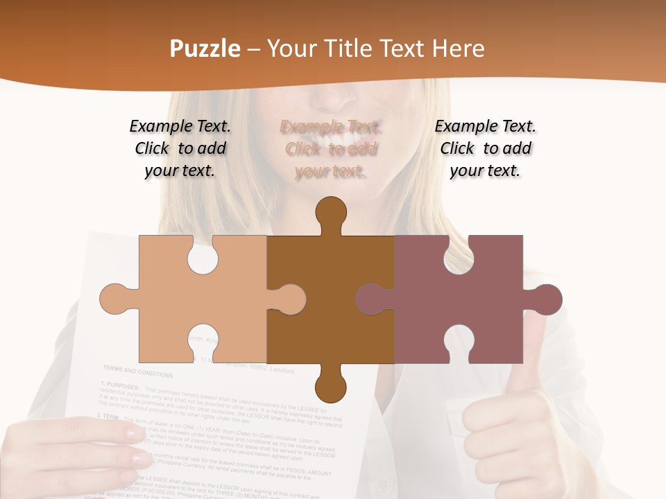 Pointer Housing Rental PowerPoint Template