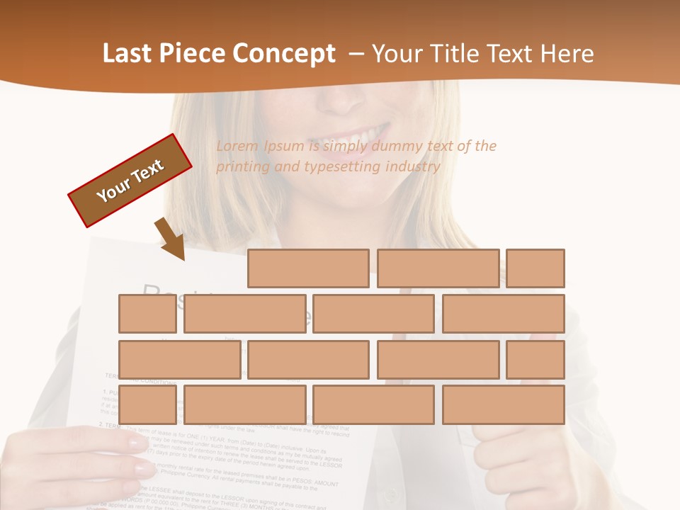 Pointer Housing Rental PowerPoint Template