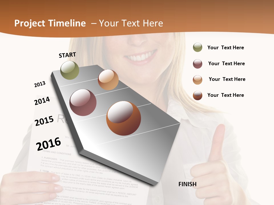 Pointer Housing Rental PowerPoint Template