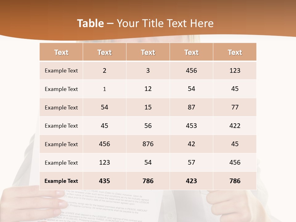 Pointer Housing Rental PowerPoint Template