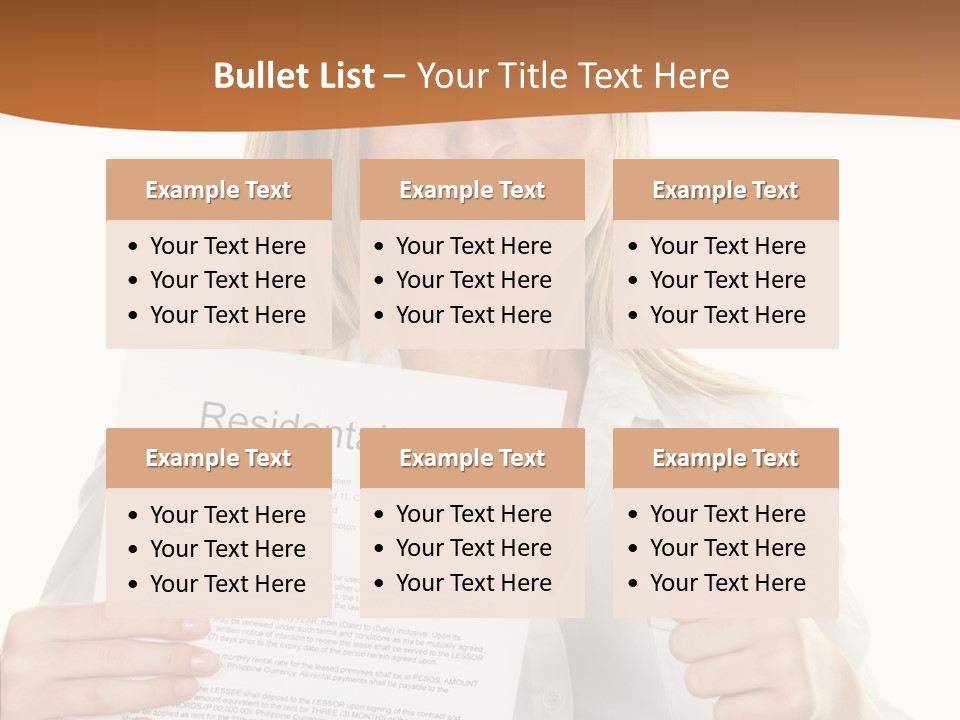 Pointer Housing Rental PowerPoint Template