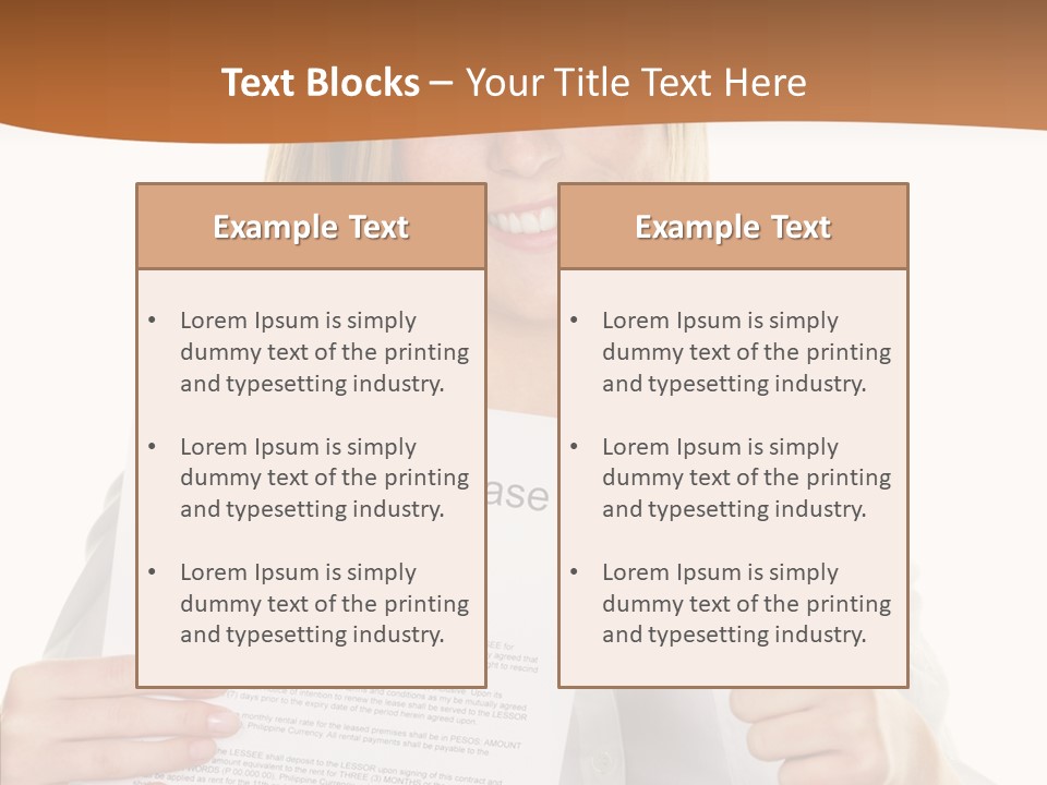 Pointer Housing Rental PowerPoint Template