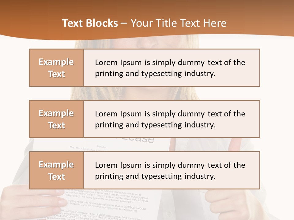 Pointer Housing Rental PowerPoint Template