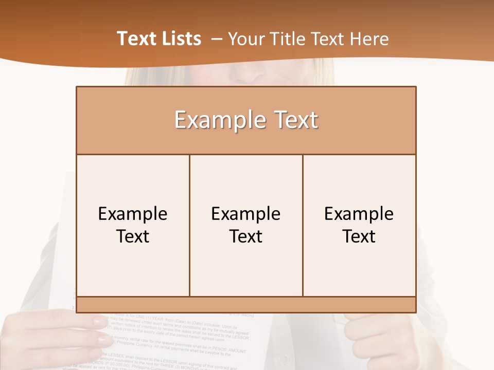 Pointer Housing Rental PowerPoint Template