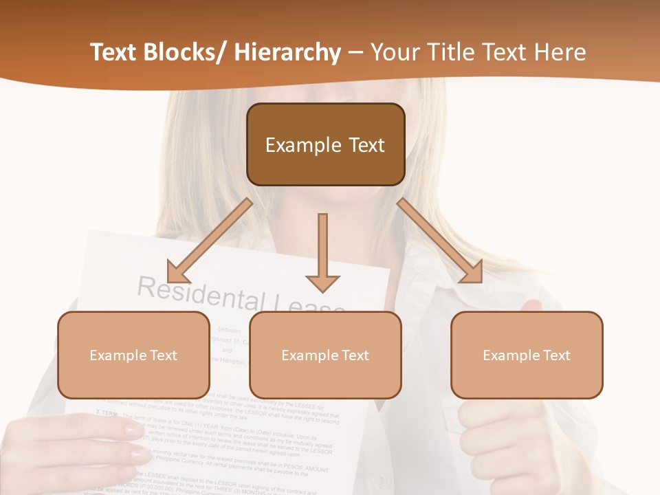 Pointer Housing Rental PowerPoint Template
