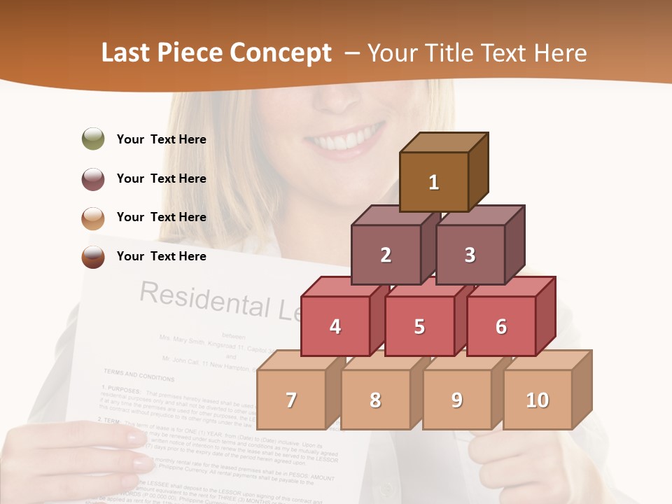 Pointer Housing Rental PowerPoint Template