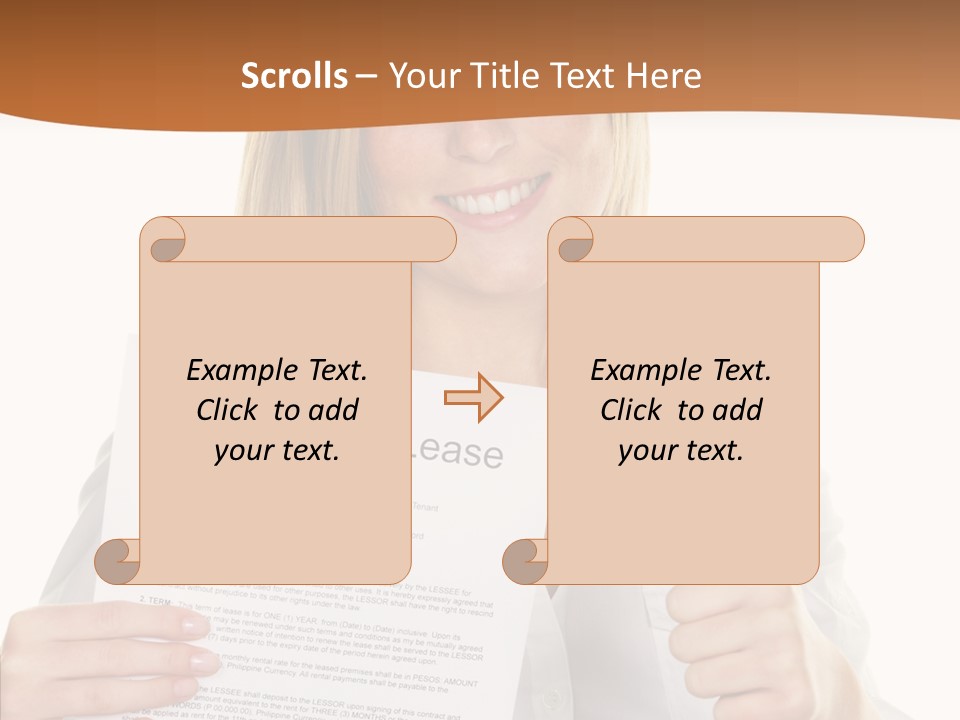 Pointer Housing Rental PowerPoint Template