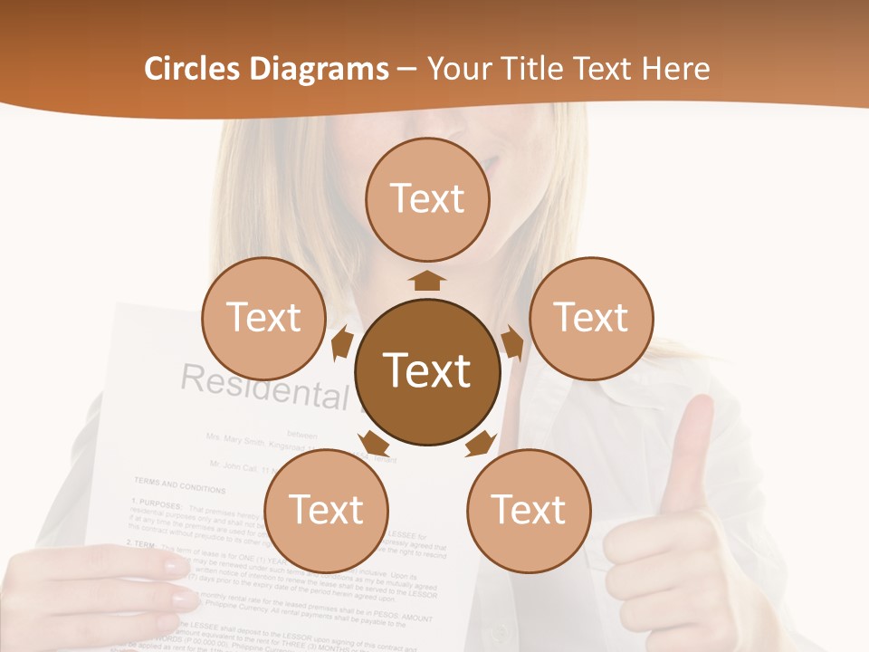 Pointer Housing Rental PowerPoint Template