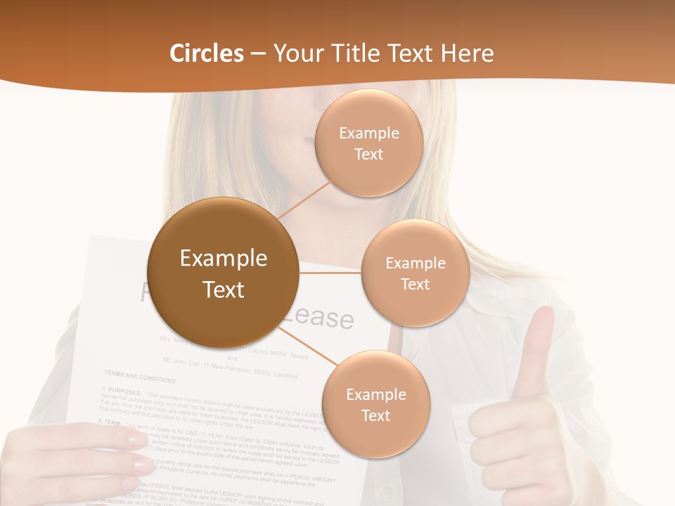 Pointer Housing Rental PowerPoint Template