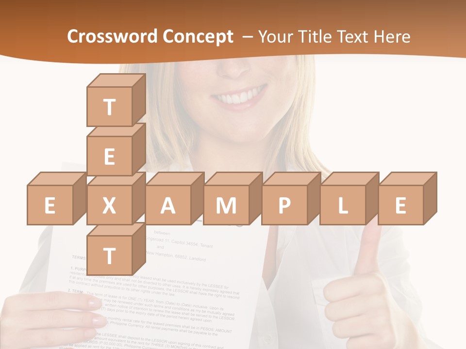 Pointer Housing Rental PowerPoint Template