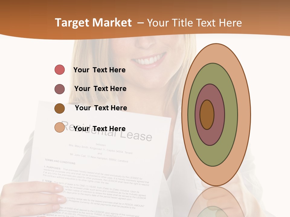 Pointer Housing Rental PowerPoint Template