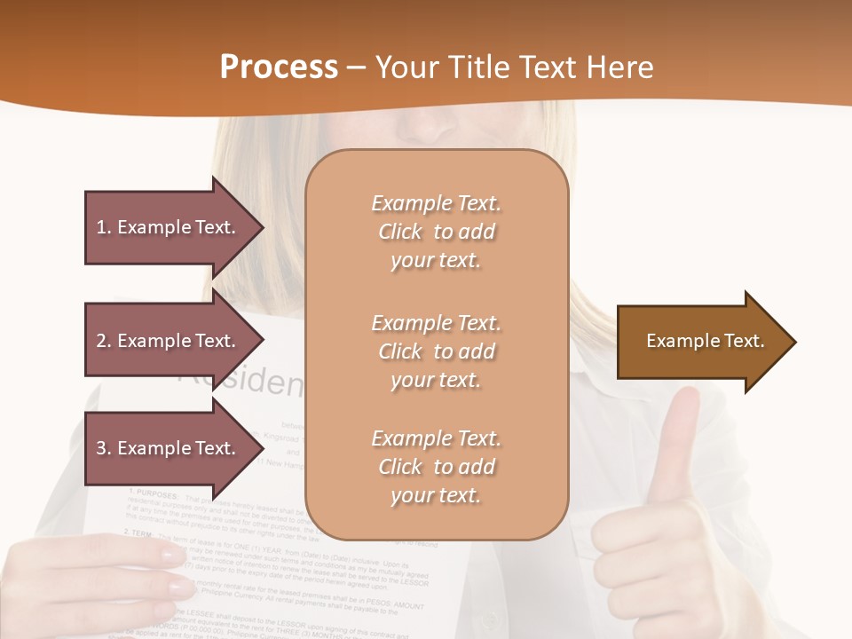 Pointer Housing Rental PowerPoint Template