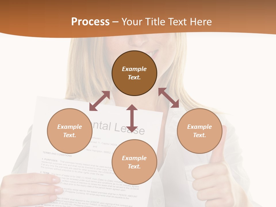 Pointer Housing Rental PowerPoint Template